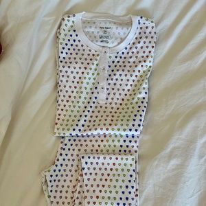 Roller Rabbit Disco Heart PJ's - Size 14 - NWOT